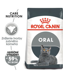 ROYAL CANIN Oral Care 1.5 kg granule pre mačky znižujúce tvorbu zubného kameňa