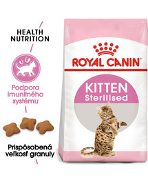 ROYAL CANIN Kitten Sterilised 400g granule pre kastrované mačiatka