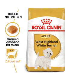 ROYAL CANIN Westie Adult 1,5 kg granule pre dospelého westhinghlandského bieleho teriéra