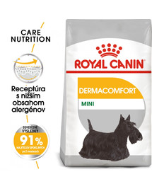 ROYAL CANIN Mini dermacomfort 3 kg granule pre malých psov s problémami s kožou
