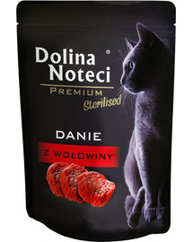 DOLINA NOTECI Premium Hovädzie pre sterilizované mačky 85 g