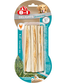 8IN1 Žuvacie Delights s minerálmi Dental 3ks