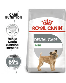 ROYAL CANIN Mini dental care 8 kg granuly pre psy znižujúce tvorbu zubného kameňa
