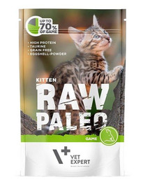 VETEXPERT RAW PALEO Kitten game 100 g