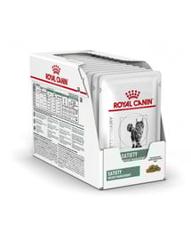 ROYAL CANIN Veterinary Health Nutrition Cat Satiety Pouch 12 x 85 g