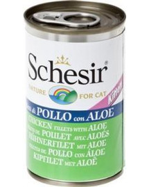 SCHESIR Kuracie filety s aloe vera pre mačiatka 140g