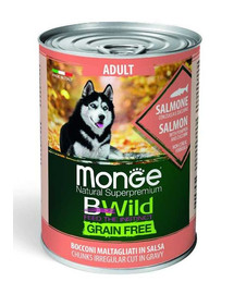 MONGE BWild grain free losos 400g