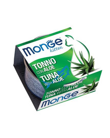 MONGE Fruit Kitten Tuniak a aloe 80 g