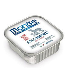 MONGE Monoprotein Solo Dog Hovädzie 150 g