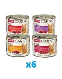 ANIMONDA Carny mix príchutí 24 x 200 g