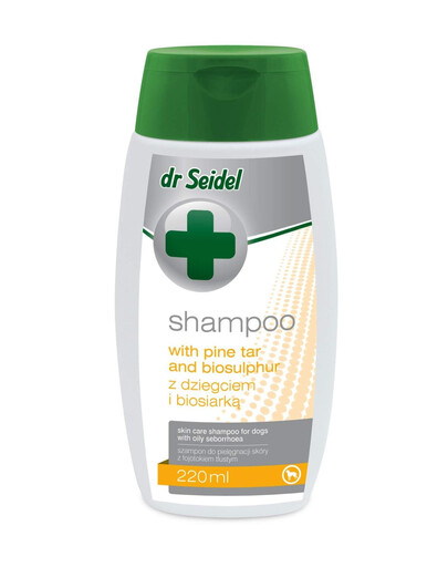 DR SEIDEL Šampón s dechtom a biosírou 220 ml proti mazu