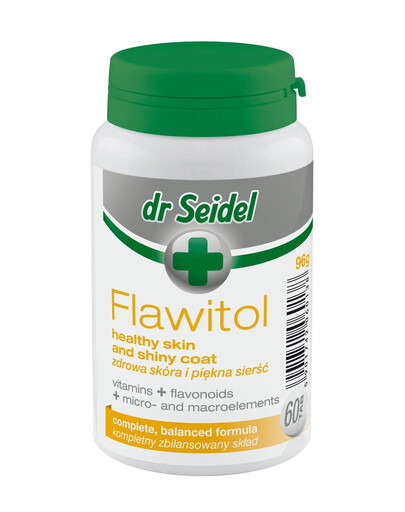 DR SEIDEL Flawitol pre psov s kožnými problémami 60 tabliet