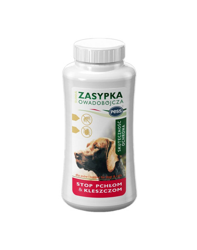 PESS Sunia Insekticídny prášok proti blchám a kliešťom pre psov a mačky 100 g