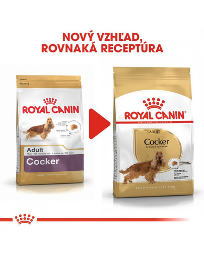 ROYAL CANIN Cocker adult 2 x 12 kg granule pre dospelého kokeršpaniela