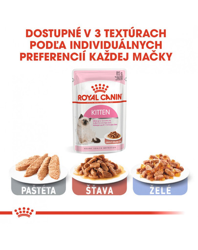 ROYAL CANIN Kitten Instinctive in Gravy 12 x 85g kapsičky pre mačiatka v šťave
