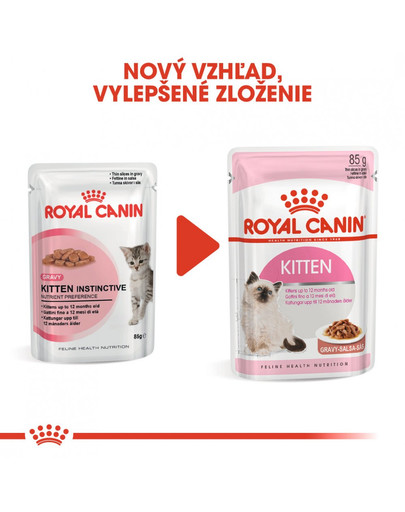 ROYAL CANIN Kitten Instinctive in Gravy 12 x 85g kapsičky pre mačiatka v šťave
