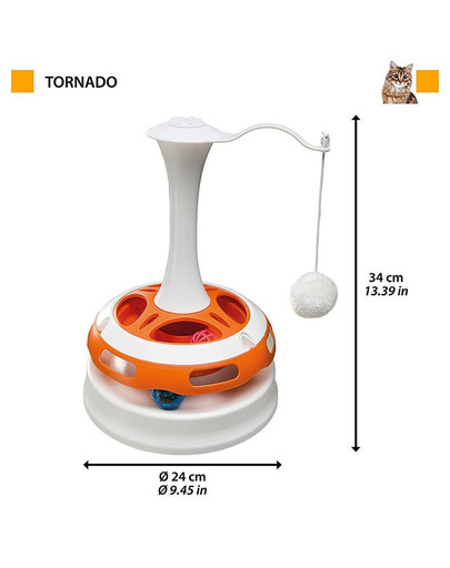 FERPLAST Inteligentná hračka pre mačky Tornado