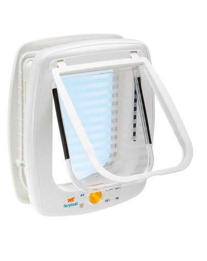 FERPLAST Swing 9 Set krídlových dverí mačka / pes, biela farba