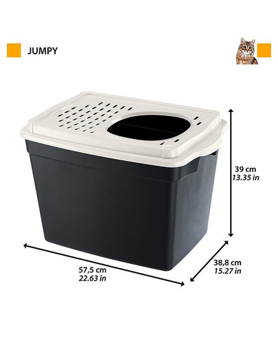FERPLAST Jumpy 38,8 x 57,5 x h 39 cm