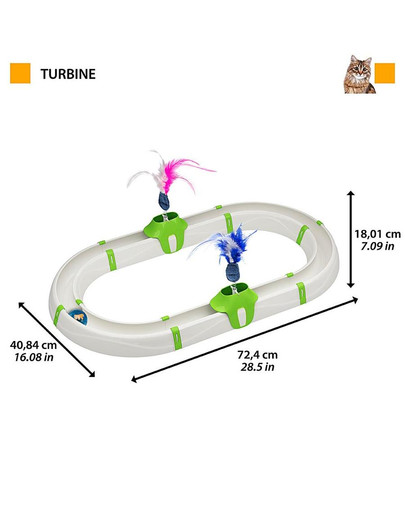 FERPLAST Turbine Cat hračka