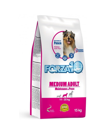 FORZA10 Medium Maintenance Granule s rybami pre dospelých psov stredných plemien 15 kg