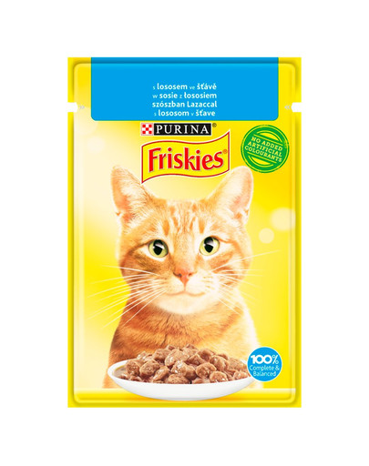 FRISKIES Losos v omáčke pre mačky 26x85g