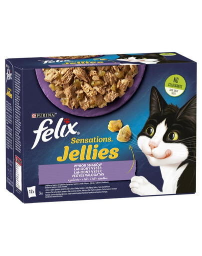 FELIX Sensations Jellies Lahodný výber v želé 72x85g