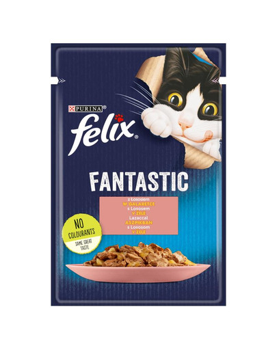 FELIX FANTASTIC Losos v želé 12x85 g