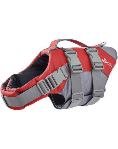 HUNTER Moss L Záchranná vesta pre psov 59-72cm červená