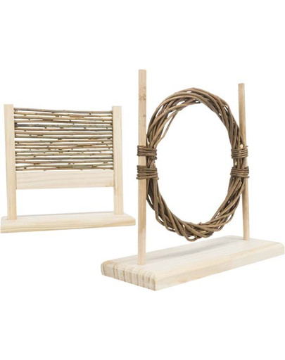 TRIXIE Arkádová sada pre králiky a hlodavce 28x28x12cm, plot a obruč