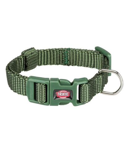 TRIXIE Obojok Premium, XXS–XS: 15–25 cm/10 mm, tmavozelený