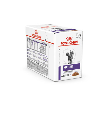 ROYAL CANIN Veterinary Health Nutrition Cat Neutered Maintenance 12x85g