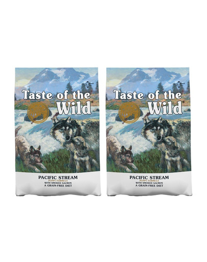 TASTE OF THE WILD Pacific Stream Puppy 2 x 12,2 kg