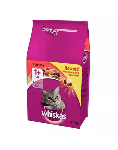 WHISKAS Adult hovädzie 1.4kg x 6