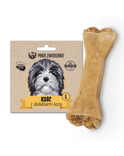 PAKA ZWIERZAKA Kosť s prídavkom kozieho mäsa - L 13,5 cm
