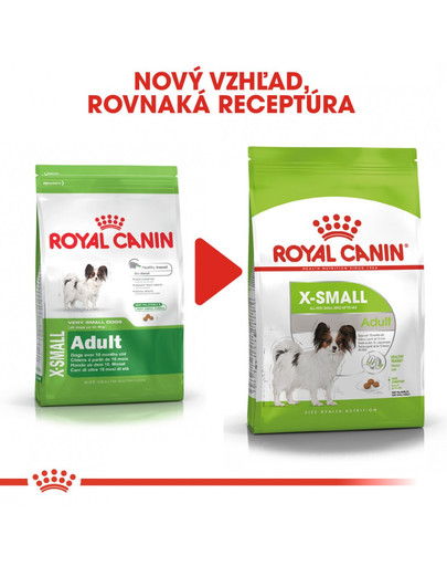 ROYAL CANIN X-Small adult 0.5 kg granule pre dospelé trpaslíčie psy