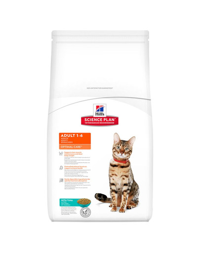 HILL'S Science Plan Feline Adult Optimal Care Tuna 10 kg