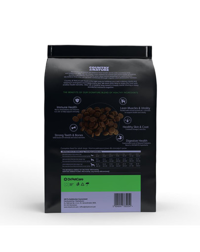 COUNTRY&NATURE Granule pre psov z jahňacieho  a morčacieho mäsa 3 kg