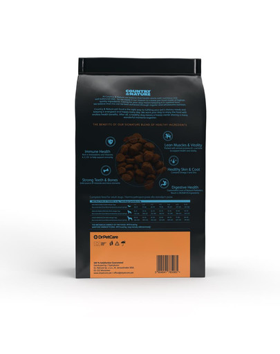 COUNTRY&NATURE Granule pre psov s bielymi morskými rybami 14 kg