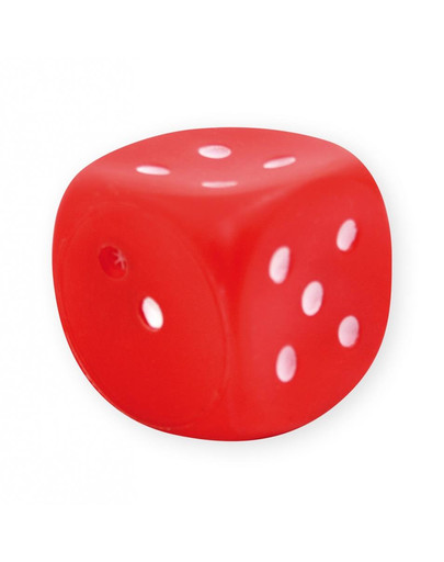 PET NOVA DOG LIFE STYLE Hádzacia kocka pre psa 6 cm, červená