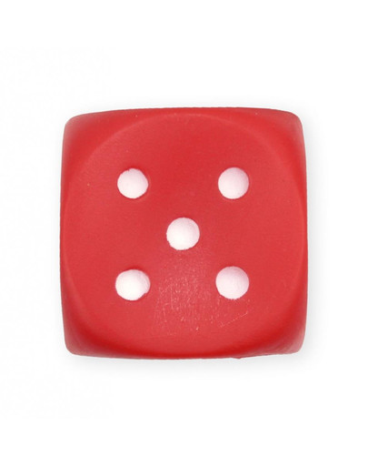 PET NOVA DOG LIFE STYLE Hádzacia kocka pre psa 6 cm, červená