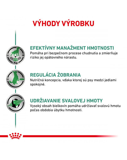 ROYAL CANIN Dog satiety support 6 kg + 12 x Satiety Weight Management 410g