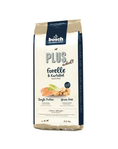 BOSCH Plus Pstruh a zemiaky 12,5 kg