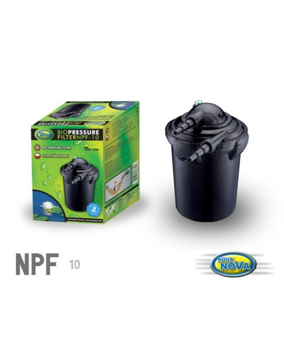 AQUA NOVA tlakový filter 10L, Lampa UV 7W, 4000L