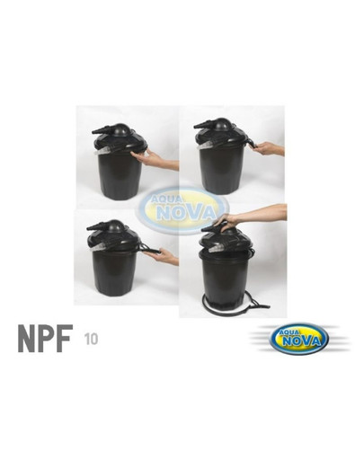 AQUA NOVA tlakový filter 10L, Lampa UV 7W, 4000L