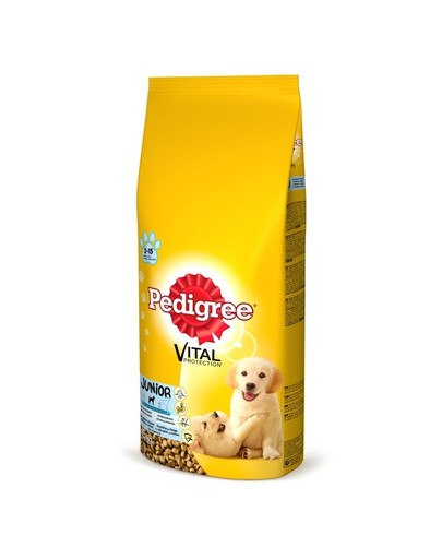 PEDIGREE Junior stredne veľké rasy 2.2 kg + 400g ZADARMO