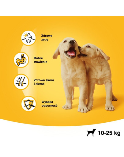 PEDIGREE Junior stredne veľké rasy 2.2 kg + 400g ZADARMO