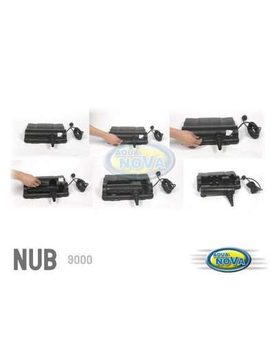 AQUA NOVA Nub-9000 Prepadový filter 48 l Kapacita. + 11W UV lampa