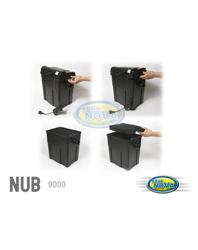 AQUA NOVA Nub-9000 Prepadový filter 48 l Kapacita. + 11W UV lampa