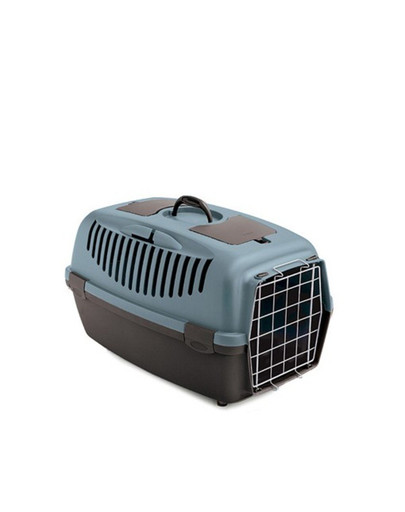 ZOLUX STEFANPLAST  GULLIVER 2 Prepravka pre zvieratá s kovovými dvierkami, modrá farba